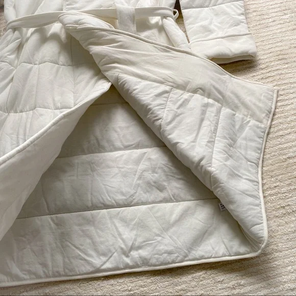 NWT Skin x J. Crew quilted robe - Picture 9 of 16